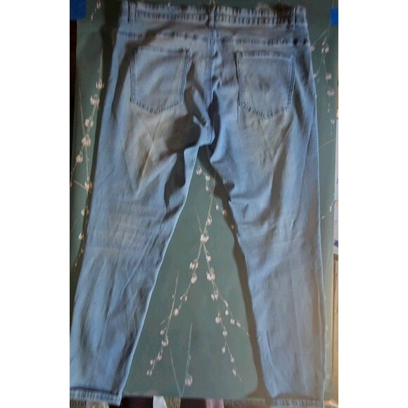 Bee & Ceci Women's Size 16 Blue Skinny Medium Wash Cotton Blend Stretch Jeans - Picture 4 of 4